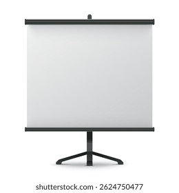 Blank roll up banner stand. Empty mock up for presentation