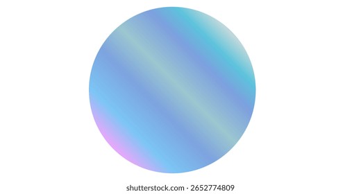 Rótulo adesivo holográfico redondo branco adesivo isolado no fundo branco