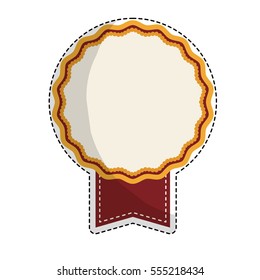blank round emblem icon image vector illustration design 