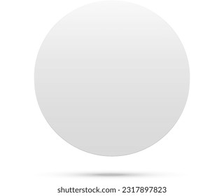  Blank round labels, banners, icons or stickers for your design
