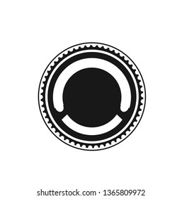 Blank Round Stamps for Logo- Vector