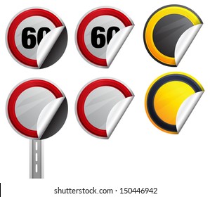 Blank Roundel - Road Sign