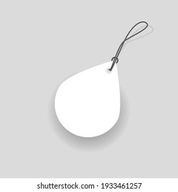 Blank Sale Discount Tag Label Vector