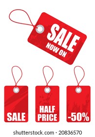 Blank sales tags