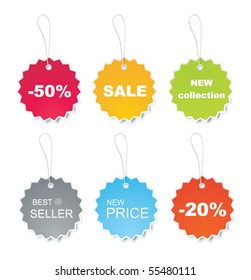 Blank sales tags
