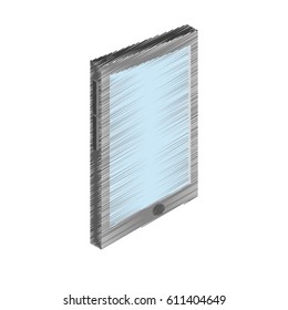 blank screen modern cellphone icon image 