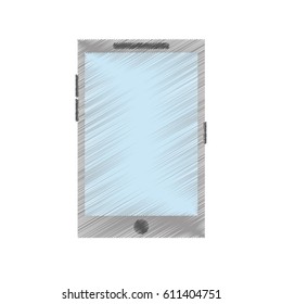 blank screen modern cellphone icon image 