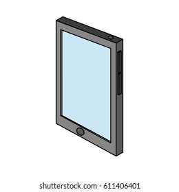 blank screen modern cellphone icon image 