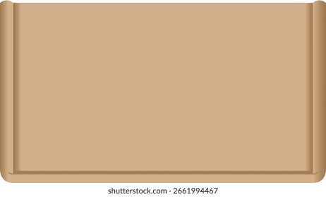 Blank scroll paper or paper roll for any background