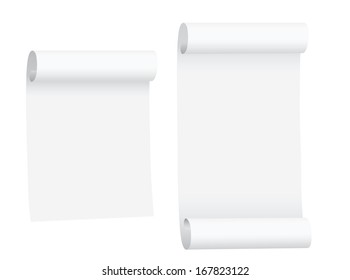 Blank scrolls