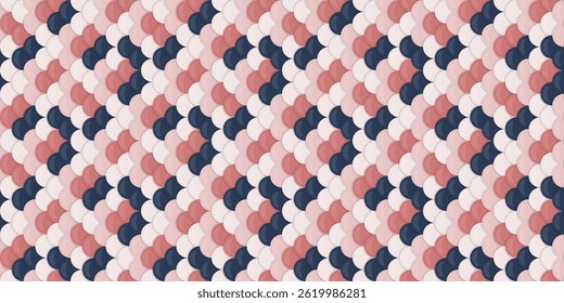 Blank seascape at japan design. Fish underwater at web paper. Japanese ornament a art colours. Decoration neutral by artistic geometry.