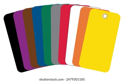 Blank Set Tag Symbol Sign,Vector Illustration, Isolate On White Background Label. EPS10