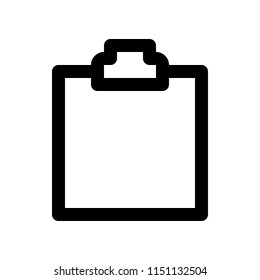 blank sheet clipboard