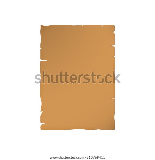 Blank Sheet Old Paper Vector Background Stock Vector (Royalty Free ...