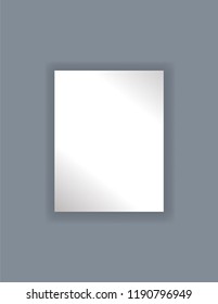 Blank sheet of white paper.