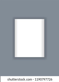 Blank sheet of white paper.