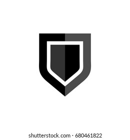 Blank Shield Logo Template Illustration Design. Vector EPS 10.