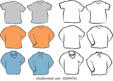 Blank Shirt Templates
