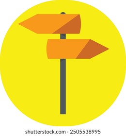 blank sign vector illustration. right and left sign vector illustration. blank sign vector icon