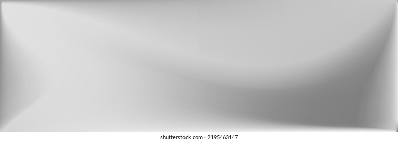 Fondo Blank-Plata Borroso. Malla de gradiente ondulada ondulada de color gris monocromático. Ilustración De Textura Borrosa De Aluminio. Marco Metálico Vibrante De Diseño Moderno. Malla de gradiente ondulada por el agua.
