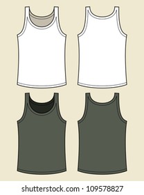 Blank singlet template