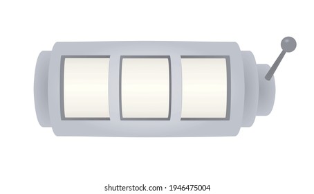 Blank slot machine. vector illustration