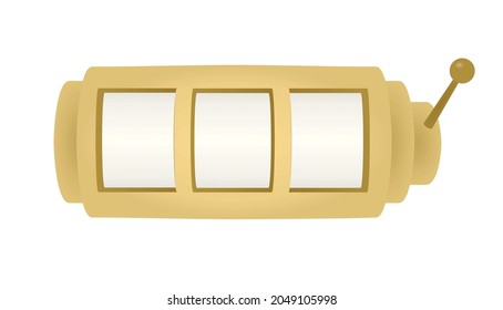 Blank slot machine. vector illustration