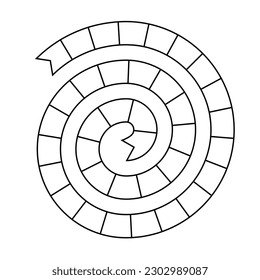 Plantilla de juego de snake en blanco. Imagen de cliente