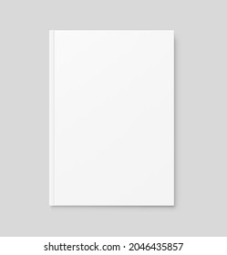 Blank Soft Cover Book On Grey Stock Vector (Royalty Free) 2046435857 ...