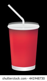 a blank soft drink cup 