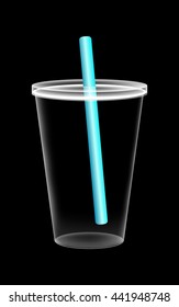 a blank soft drink cup 