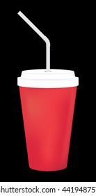 a blank soft drink cup 