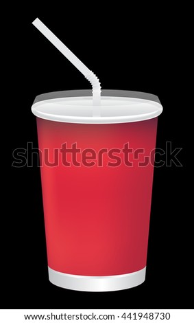 a blank soft drink cup 