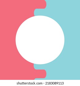 blank space in the midle of colorful background
