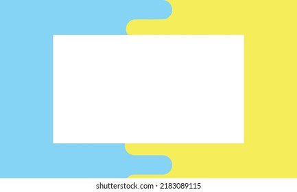 blank space in the midle of colorful background
