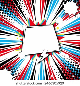 Blank speech bubbles chat comic vector 