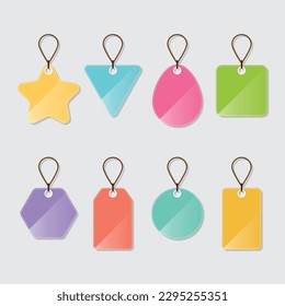 Blank speech bubbles tag, Vector illustration design