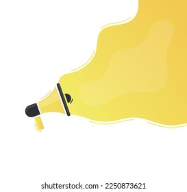 Blank speech. Megaphone alert message. Special offer sign. Advertising discounts symbol. Announce promotion offer. Message bubble.