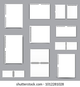 Blank Square notebook calendar mockup cover template.