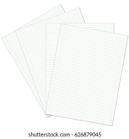 Blank squared notebook sheet