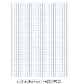 Blank Squared Notebook Sheet