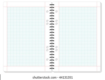 Blank squared pad design - vector illustration