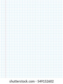 Blank squared paper texture from a notepad.