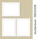 Blank stamp template