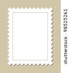 Blank stamp template