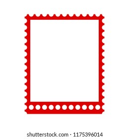 Blank stamps frame, postage stamp – stock vector