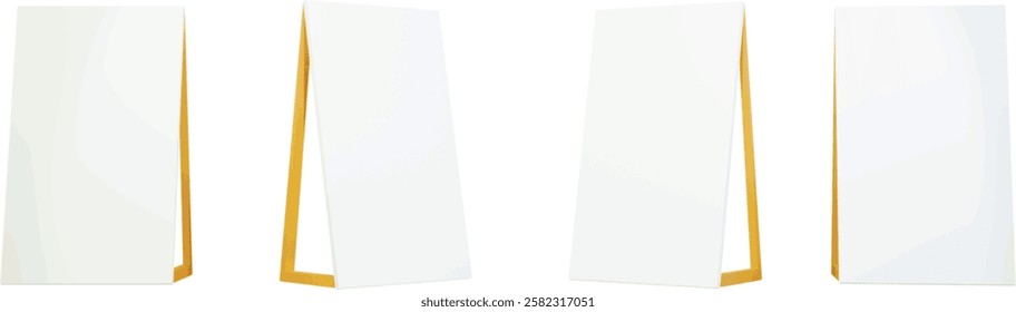 A blank standing vector banner design for business marketing, ready to display promotional messages, highlighting professionalism, branding, and business growth opportunities.