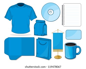 Blank stationery set