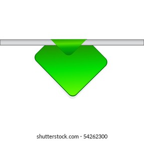 Blank  Sticker. Vector Sticker