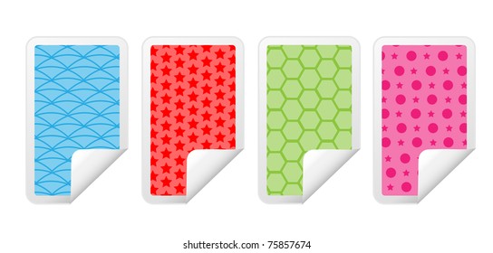 Blank stickers